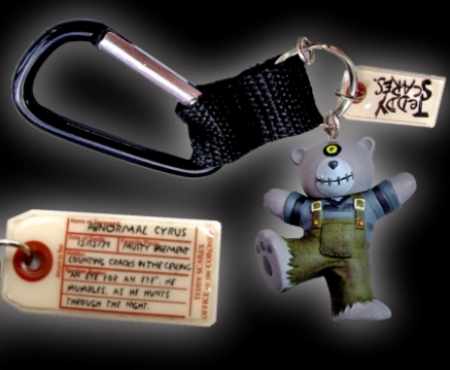Teddy scares Abnormal Cyrus keyring