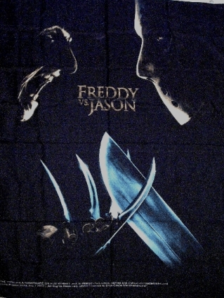 Freddy Vs Jason textil poster / flag