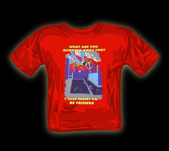 Giant insect t shirt