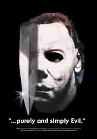 Michael Myers halloween textile poster / flag