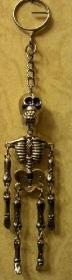 Metal skeleton keyring